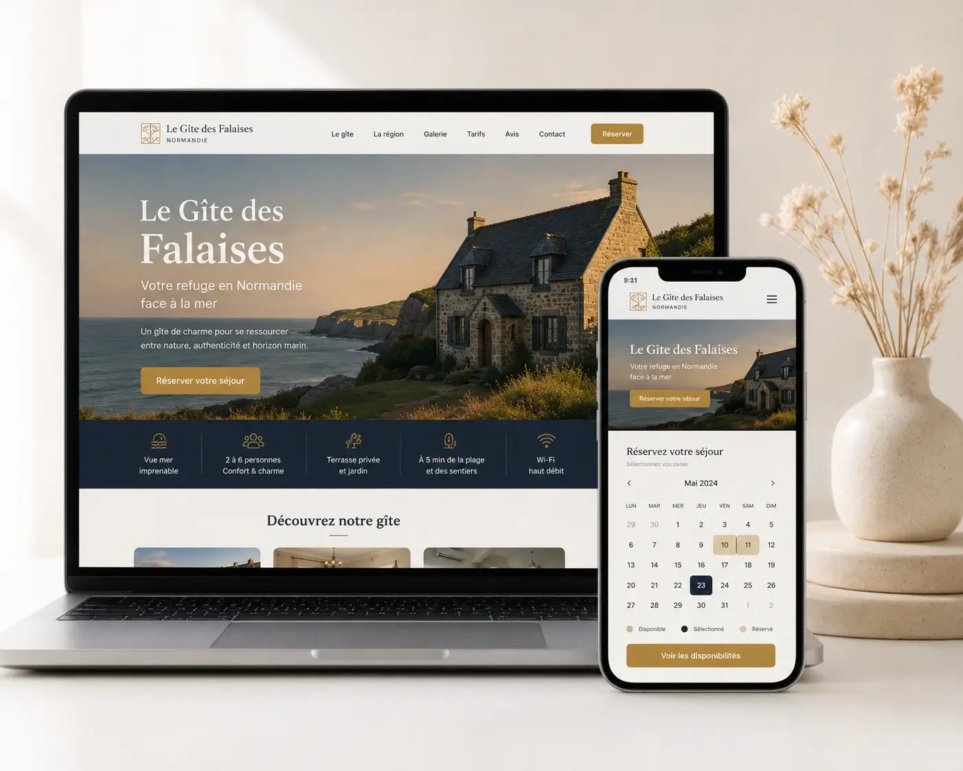 exemple site gite